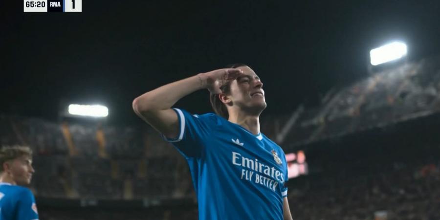 فالنسيا ضد الريال.. كاريراس يسجل الهدف الأول لفريق ريال مدريد في مرمى فالنسيا بالدوري الإسباني