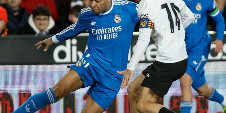 فالنسيا ضد الريال.. انطلاق الشوط الثاني من مباراة ريال مدريد وفالنسيا في الدوري الإسباني