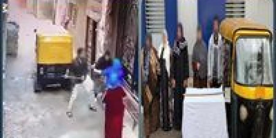 شهرن بزوجته.. ضبط سائق تعدى بالضرب على 3 سيدات بعضا خشبية في الشرقية