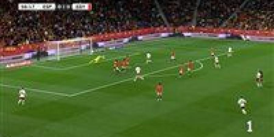 إسبانيا ضد مصر.. ملخص اهداف ونتيجة مباراة منتخب مصر وإسبانيا بعد مرور 70 دقيقة