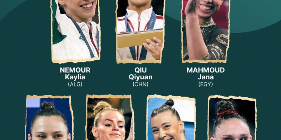 17 بطل أولمبي في بطولة العالم للجمباز الفني القاهرة 2026