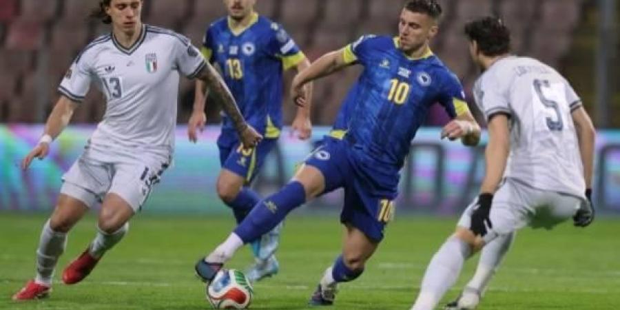 إيطاليا تغيب عن المونديال بعد الخسارة أمام البوسنة والهرسك