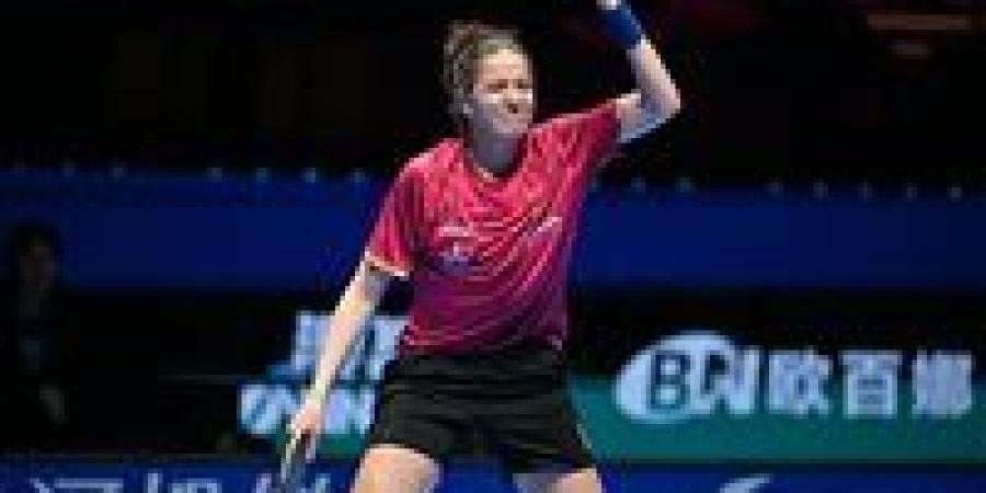 إنجاز تاريخي لهنا جودة بالتأهل لربع نهائي كأس العالم لتنس الطاولة