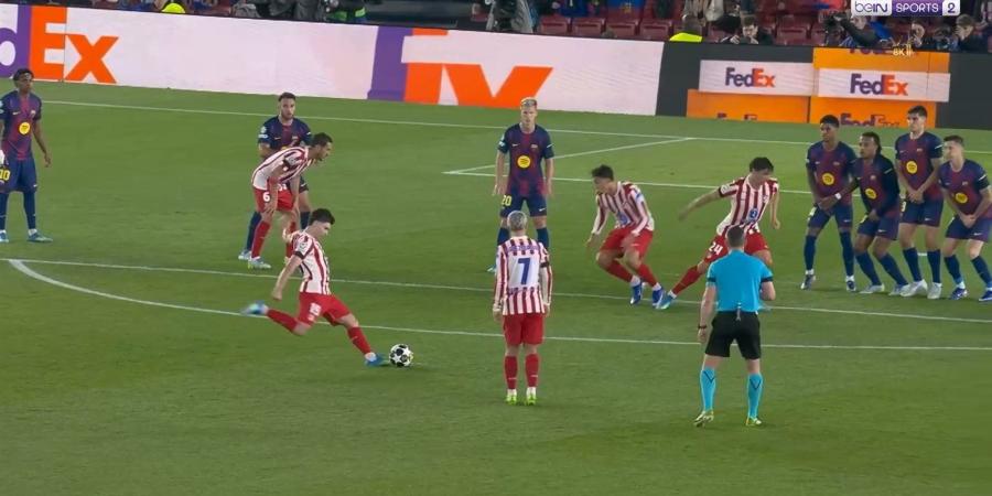 برشلونة ضد أتلتيكو مدريد.. ملخص اهداف ونتيجة مباراة برشلونة وأتلتيكو مدريد في دوري أبطال أوروبا بعد نهاية الشوط الأول