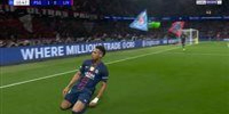 بي اس جي ضد ليفربول.. ديزيري ديوي يسجل الهدف الأول لـ باريس سان جيرمان في مرمى ليفربول بدوري أبطال أوروبا