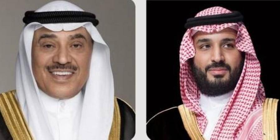 ولي العهد يتلقى اتصالًا هاتفيًا من ولي عهد دولة الكويت