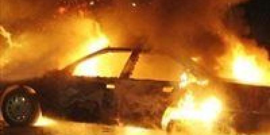 سيارته تفحمت.. التصريح بدفن جثمان سائق لقي مصرعه في حادث على طريق السويس