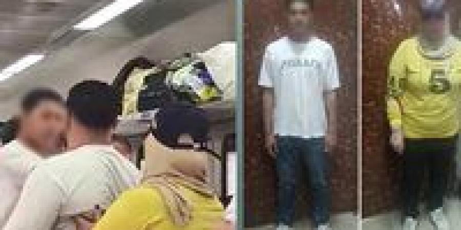 القبض على رجل وسيدة لتشاجرهما بسبب مقعد قطار بورسعيد - سوهاج