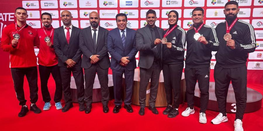 منتخب مصر للكاراتيه يحصد 5 ميداليات في البريميرليج بالمغرب