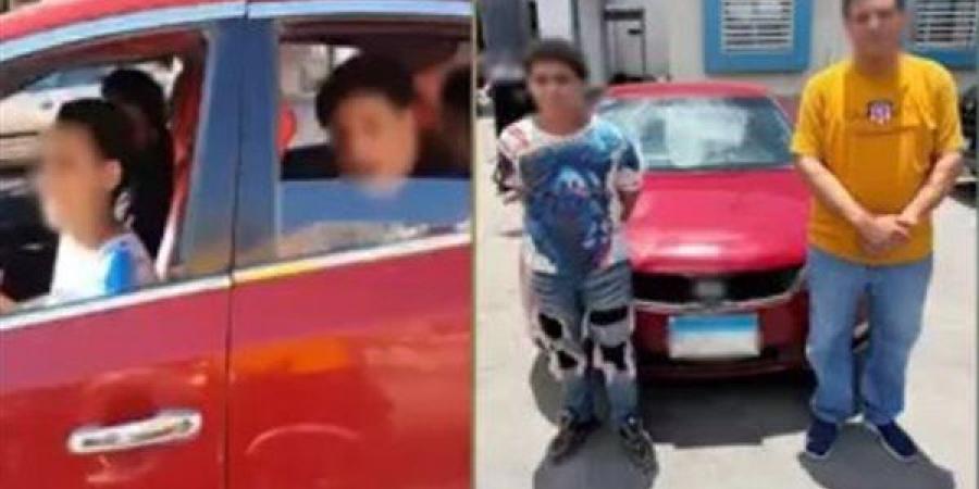 بعد تداول فيديو للواقعة، ضبط طفل بتهمة قيادة سيارة برعونة في الإسكندرية
