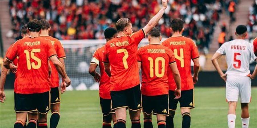 هجوم ناري، تشكيل بلجيكا لمواجهة مصر في كأس العالم 2026