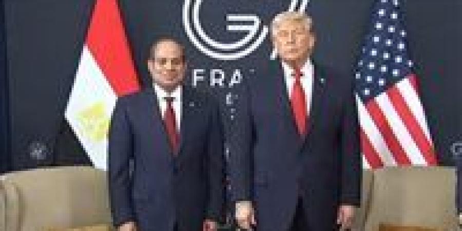 تفاصيل لقاء الرئيس السيسي ونظيره الأمريكي على هامش أعمال قمة مجموعة السبع