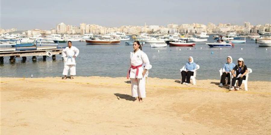 انطلاق منافسات الكاتا الشاطئية بالإسكندرية بحضور قيادات الكاراتيه واتحاد البحر الأبيض المتوسط
