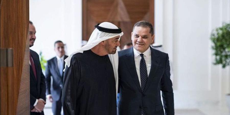 بن زايد يستقبل الدبيبة في الإمارات
