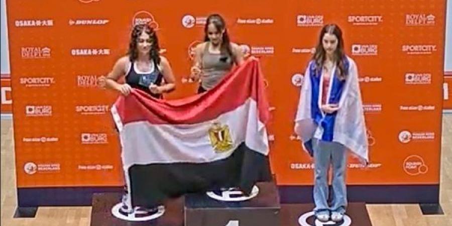 نور ضياء تحقق لقب بطولة هولندا المفتوحة للإسكواش