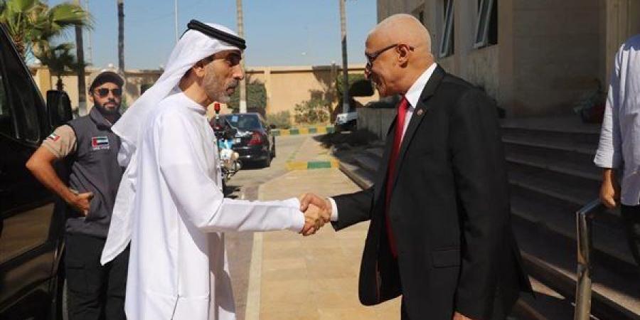 محافظ شمال سيناء يستقبل أمين عام الهلال الأحمر الإماراتي ووفد عملية “الفارس الشهم 3”