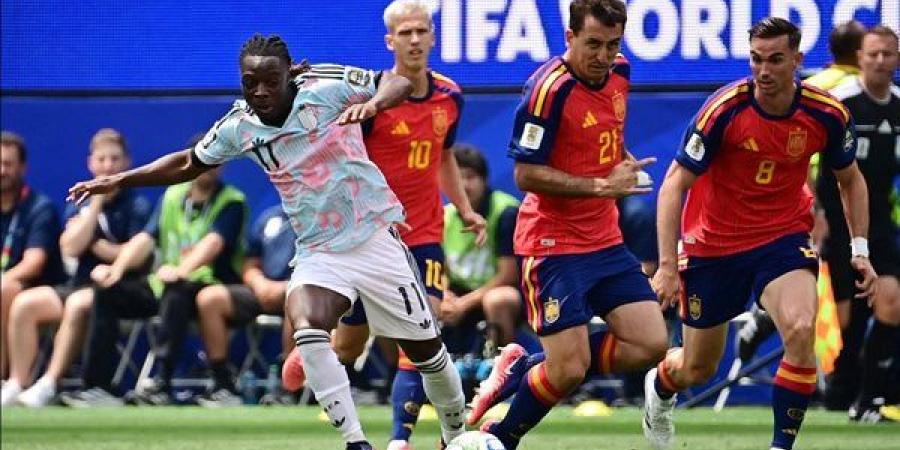 ملخص مباراة إسبانيا ضد بلجيكا في كأس العالم (فيديو)
