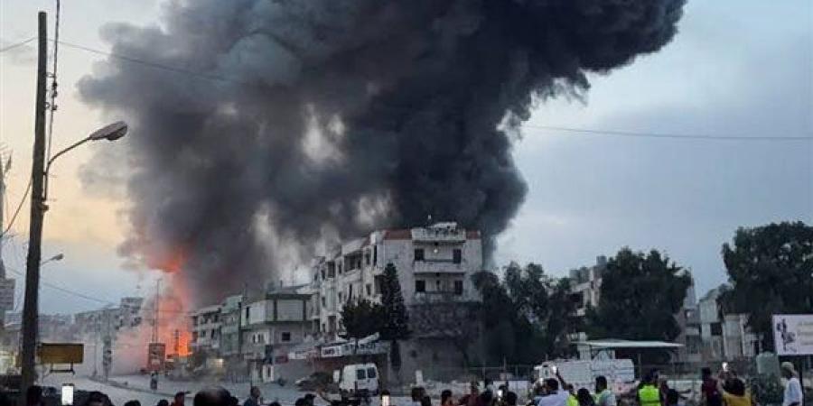 يقف خلفه الاحتلال، انفجار ضخم يهز منطقة النبطية بلبنان