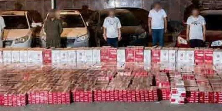 بحوزتهم 100 ألف عبوة، نهاية نشاط تشكيل عصابي لتجارة السجائر المهربة بالإسكندرية