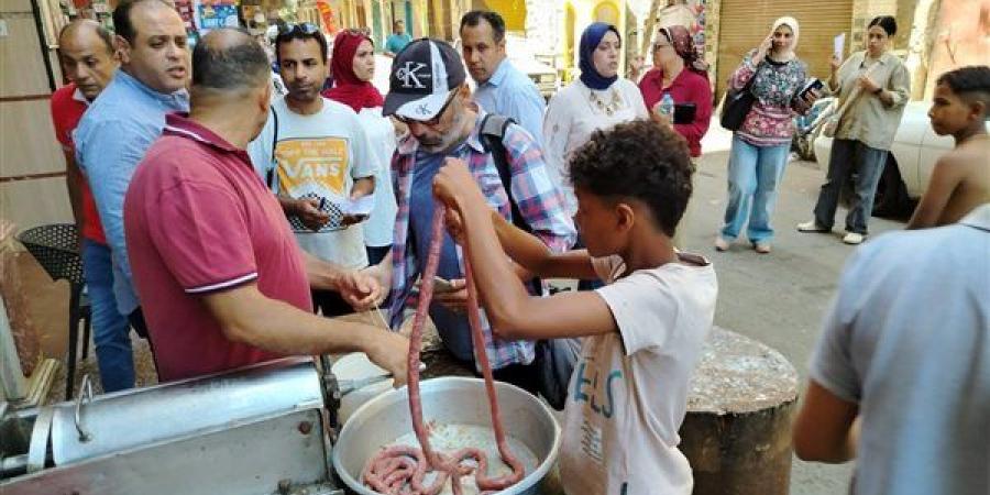 ضبط لحوم مصنعة مجهولة المصدر في حملات مكبرة بالإسكندرية