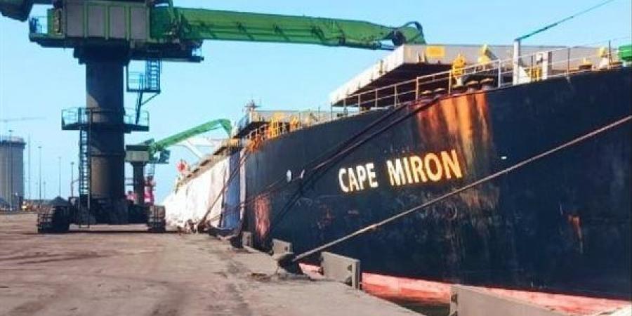 ميناء شرق بورسعيد يستقبل السفينة "CAPE MIRON" بمحطة "سكاي بورتس" متعددة الأغراض