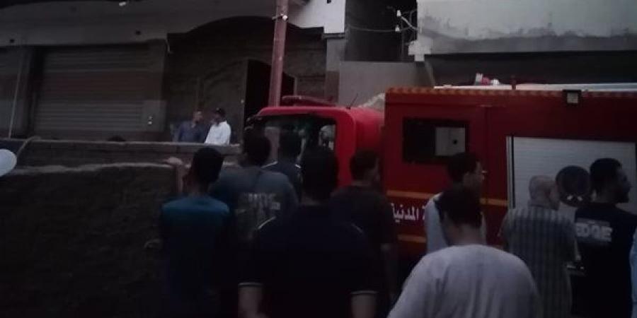 حريق داخل شقة سكنية ببنها وهذا هو السبب