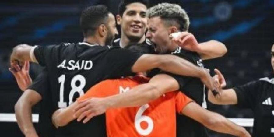 فوز رجال الطائرة على كوسوفو 3 - 0 فى البحر المتوسط بإيطاليا - النيل نيوز