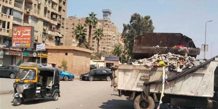 حملات نظافة عاجلة وضبط مخالفات البناء ومخازن فرز المخلفات بأبو النمرس والهرم وإمبابة - النيل نيوز