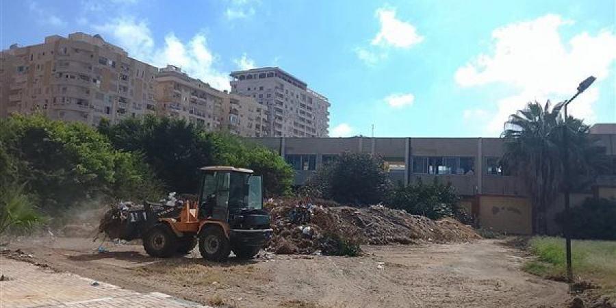 أعمال تطوير وتهذيب وتجميل شاملة بالمنطقة المحيطة بأزهر الإسكندرية - النيل نيوز
