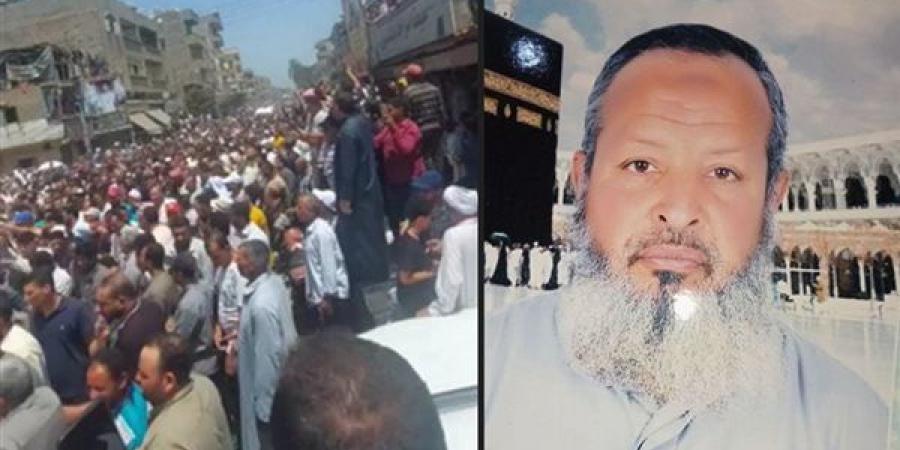 جنازة مهيبة للشيخ أشرف عبد الفضيل ضحية إخوته في بني سويف (صور) - النيل نيوز