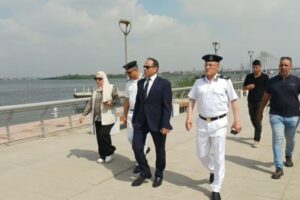 تنفيذ حملة واسعة لإزالة التعديات والإشغالات ضمن مشروع ممشى أهل مصر