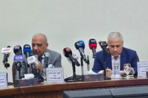 وزير الكهرباء يلقي كلمة حول الرؤية الإستراتيجية لقطاع الطاقة خلال ندوة “الوطنية للصحافة”
