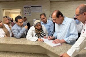 نائب وزير الصحة يقوم بزيارة ميدانية للمنشآت الطبية في دمياط لمتابعة تقديم الخدمات