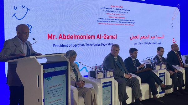 عبد المنعم الجمل يؤكد أهمية التعاون المشترك لمواجهة ظاهرة عمل الأطفال ويشدد على ضرورة التعليم البديل الحقيقي