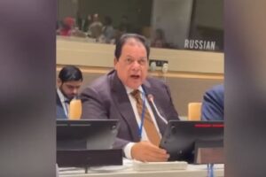 أبو العينين يؤكد خلال كلمته في الأمم المتحدة: الأمن المائي لمصر قضية مصيرية لا يمكن تجاهلها