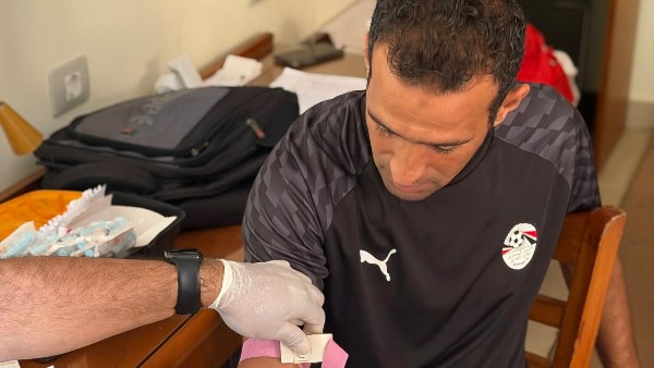 إجراء كشف طبي للاعبي منتخب الكرة الشاطئية وعبد الرازق يتولى قيادة التدريب التكتيكي