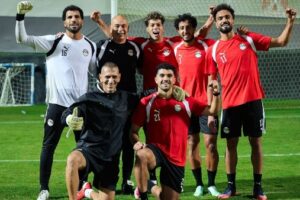 منتخب مصر يجري تدريبات استشفائية وتقسيمة في إطار التحضير لتصفيات أمم أفريقيا