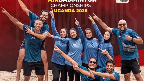 مصر تحافظ على لقب أفريقيا للريشة الطائرة الهوائية للمرة الثانية في أوغندا