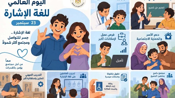 التضامن تكشف عن 125 مركزًا لغويًا لدعم الصم وضعاف السمع يستفيد منها 12 ألف شخص