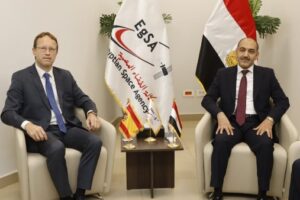 اجتماع بين الرئيس التنفيذي لوكالة الفضاء المصرية وسفير إسبانيا لمناقشة تعزيز التعاون المشترك
