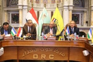 بحوث الصحراء يتباحث مع وفد من أوزبكستان حول سبل التعاون في مجالي الاستصلاح والإنتاج الحيواني
