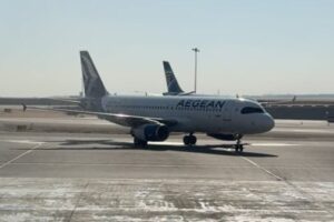 مطار القاهرة يستقبل أولى رحلات شركة «Aegean Airlines» من سالونيكي