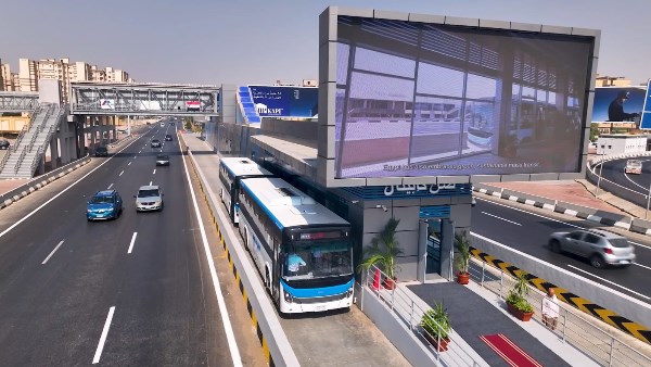 بدء التشغيل التجريبي للمرحلة الثانية من الأتوبيس الترددي غداً دون حضور جماهيري