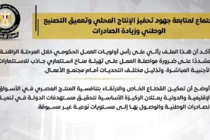 رئيس مجلس الوزراء يستعرض أهم أنشطته الأسبوعية من خلال إنفوجراف