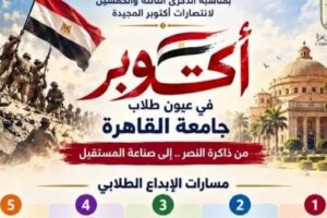 مسابقة جامعة القاهرة «أكتوبر في عيون طلاب الجامعة» توفر جوائز مالية محفزة للمشاركين