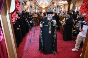 زيارة البابا تواضروس لدير العذراء والملاك ميخائيل بالبهنسا