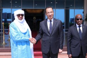 وزير الاتصالات يناقش تطوير التعاون الثنائي مع نظيره المالي