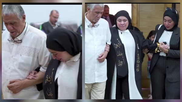 باحثة ماجستير تناقش رسالتها في يوم ولادتها بعد إنجاب 3 توائم