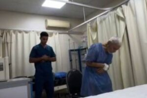 وفاة عم محمد المعروف بمشهد الصلاة أثناء تلقيه العلاج في العناية المركزة