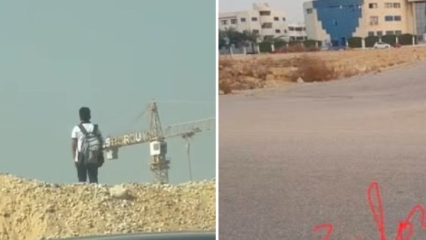 أولياء أمور يحذرون من خطر طريق مدرسة محاط بمواد البناء ويدعون لإنقاذ الوضع